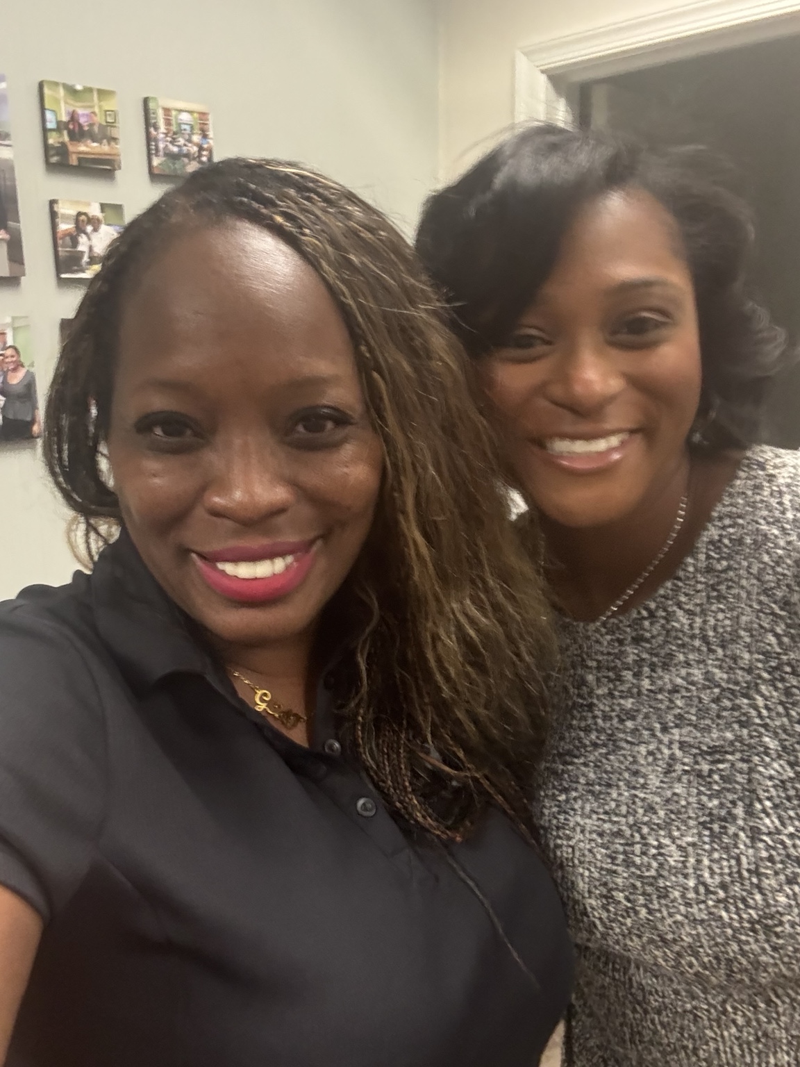 President and Chief Operating Officer Marva Austin with WAVY News 10 reporter Markeisha Jackson