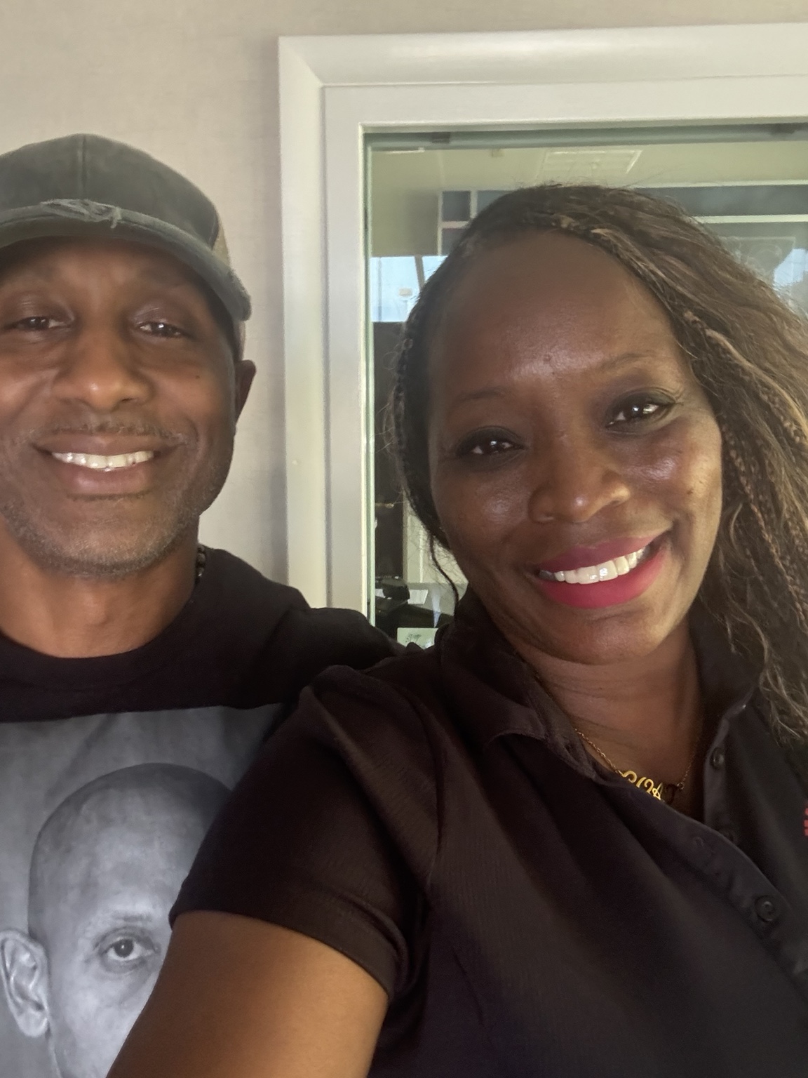 Executive Director Hassan Shabazz and President and Chief Operating Officer Marva Austin at WAVY News 10